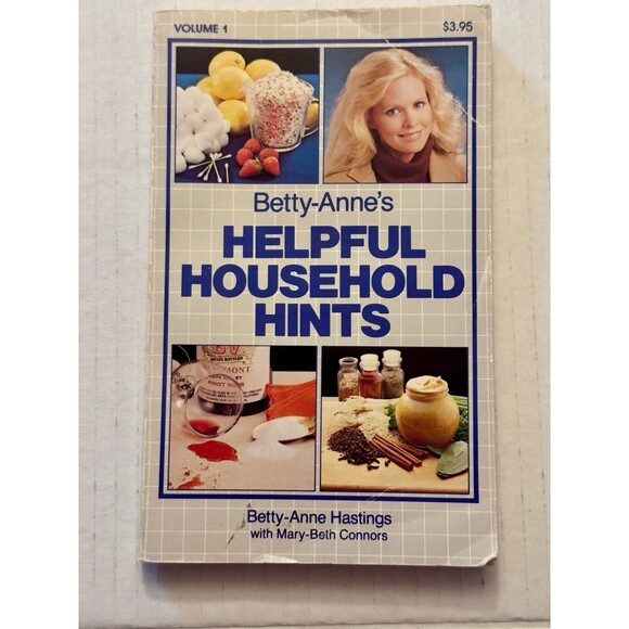 Vintage 1983 Betty-Anne’s Helpful Household Hints  Volume 1 Book Paperback - Picture 1 of 3